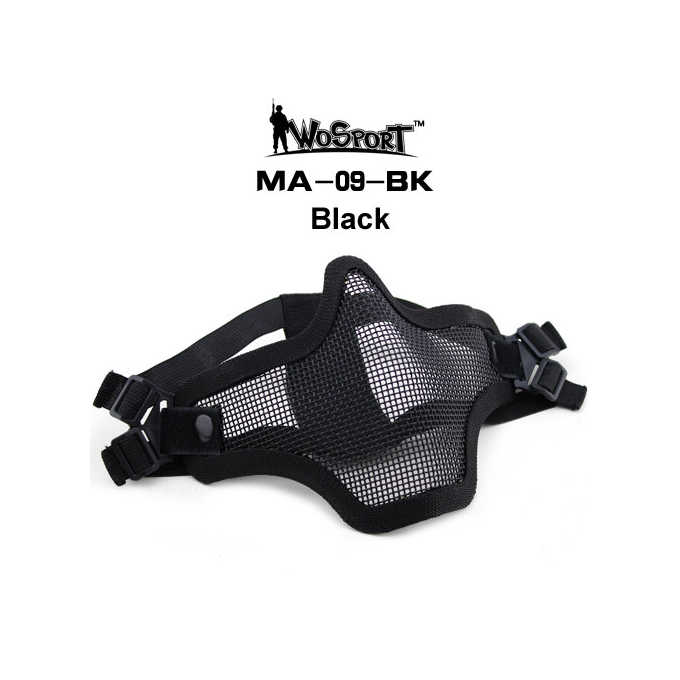 Síťovaná ochranná maska V1, černá