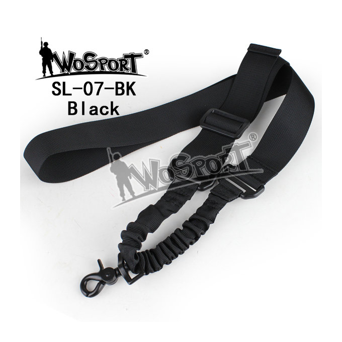 Tactical  1-point bungee sling, black - 1 carbine