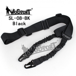 Tactical 1-point bungee sling, black