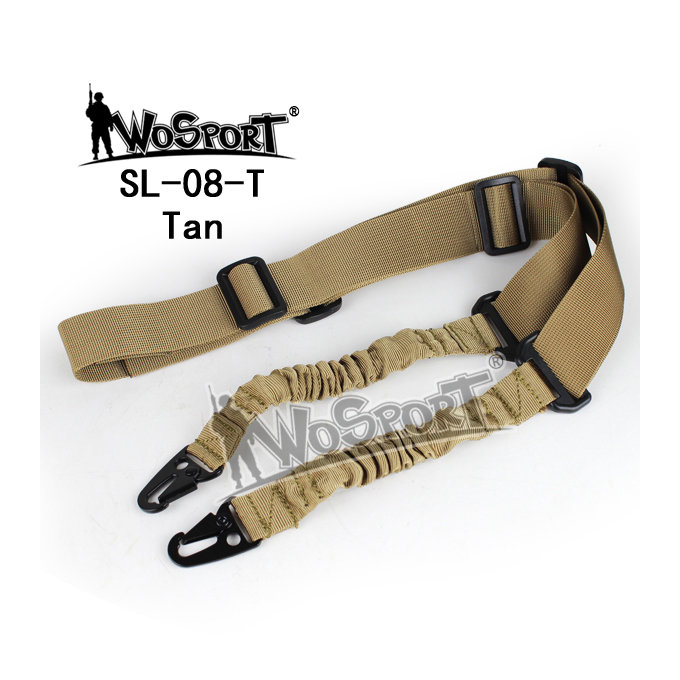 Tactical  1-point bungee sling, Khaki