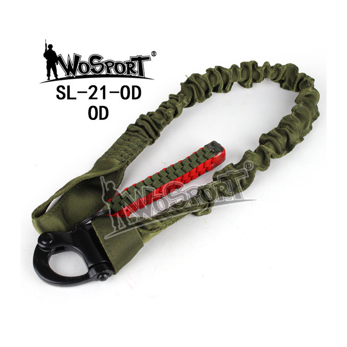 Popruh SAFETY LANYARD Deluxe, černý (kopie)