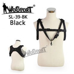 One-point Sling Vest - Black