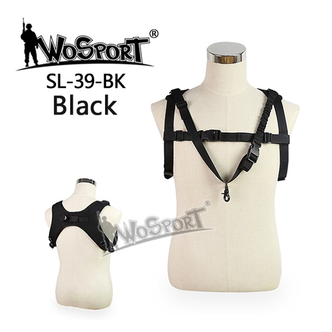 One-point Sling Vest - Black
