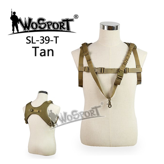 One-point Sling Vest - Black