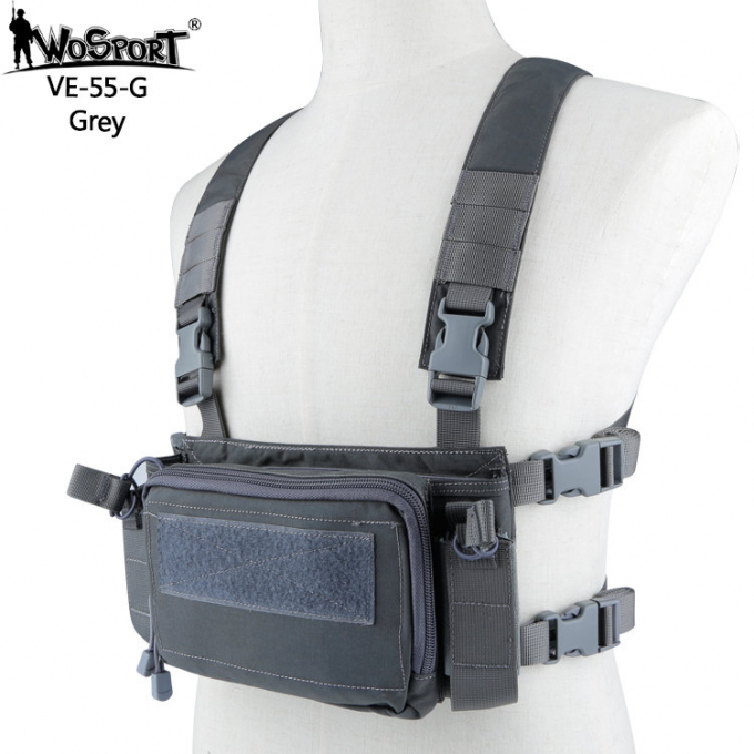 WST Vesta chest rig Apron - šedý