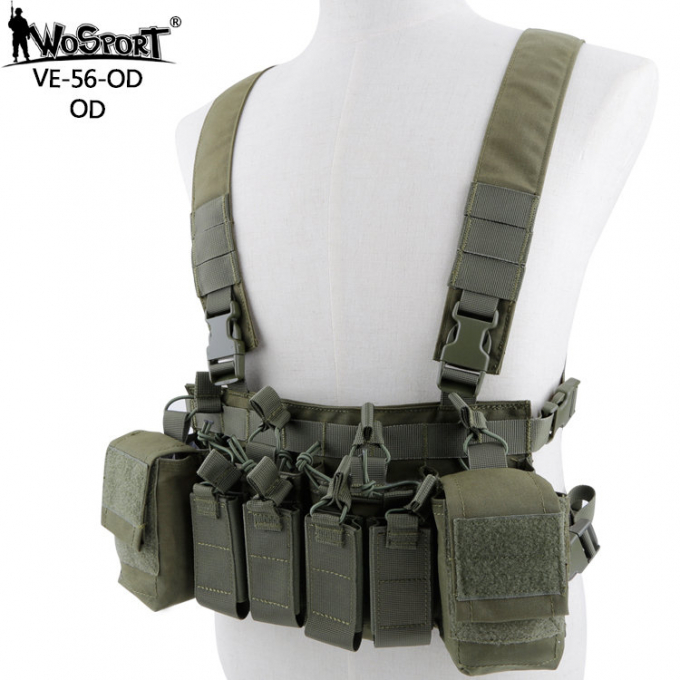 WST Vesta chest rig D3CRX - Zelený