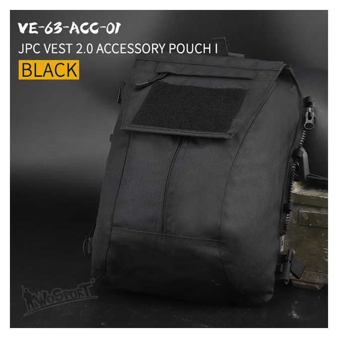 Batoh/kapsa typ 1 pro JPC vestu 2.0 - černý