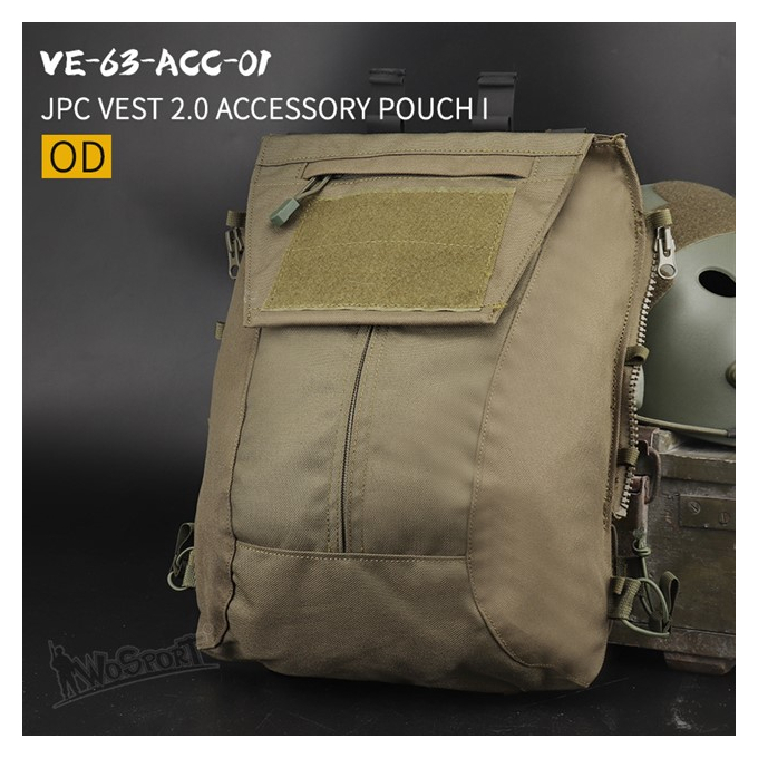 Batoh/kapsa typ 1 pro JPC vestu 2.0 - černý