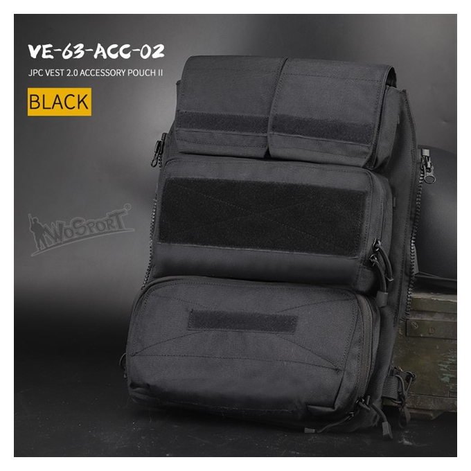 JPC vest 2.0 Accessory Bag II - Black