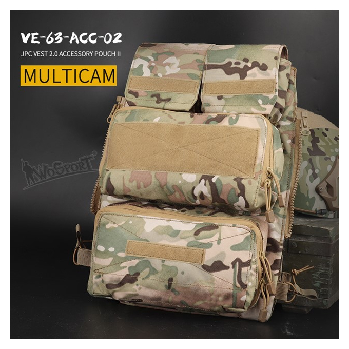 Batoh/panel typ 2 pro JPC vestu 2.0 - černý