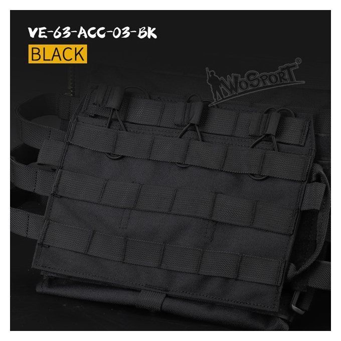 Přední platforma se sumkami pro JPC vestu 2.0 - Černá