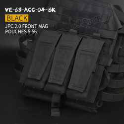 JPC vest 2.0 front accessory package 5.56 triple package - Black