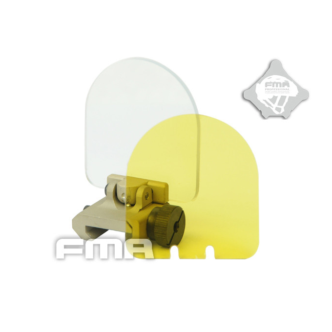 Flip up covers for scopes and red light - TAN