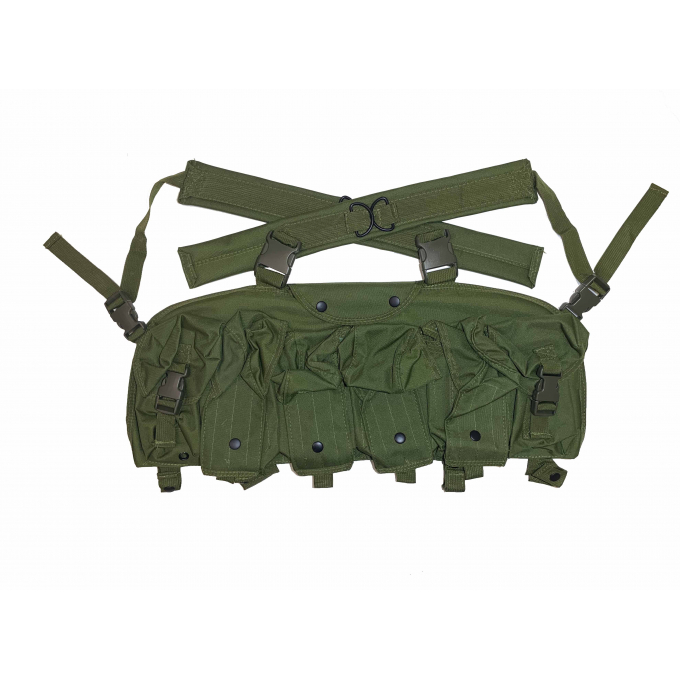 KINGRIN Bandalír/Chest Rigg AK, zelený