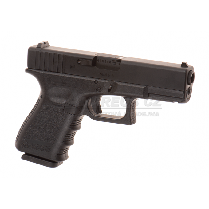 Glock 19 Gen3 - Metal slide, GBB - BLACK (Glock Licensed)