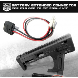 Battery extended connector for PDW-K kit