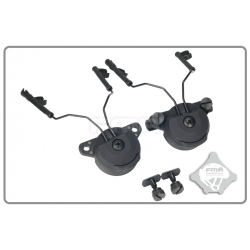 FMA EXfil Headset and Helmet Rail Adapter Set GEN1, BK
