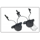Rail adapter set na Exfil helmu pro headset Peltor - černý