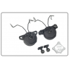 FMA EXfil Headset and Helmet Rail Adapter Set GEN2, BK