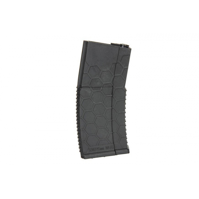 SW Hexmag style airsoft 120rds magazines for M4 AEG - BLACK