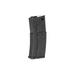 SW Hexmag style airsoft 300rds magazines for M4 AEG - BLACK
