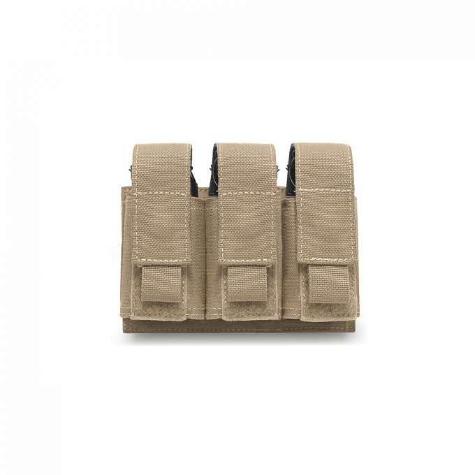 Sumka na tři granáty 40 mm, suchý zip, coyote