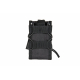 Double shingle-type magazine pouch - Black