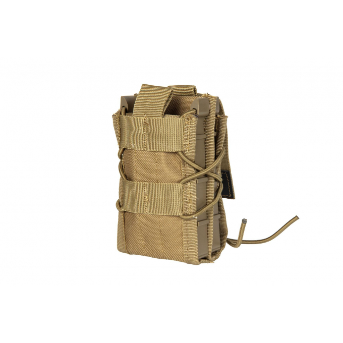 Double shingle-type magazine pouch - TAN