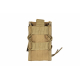Double shingle-type magazine pouch - TAN