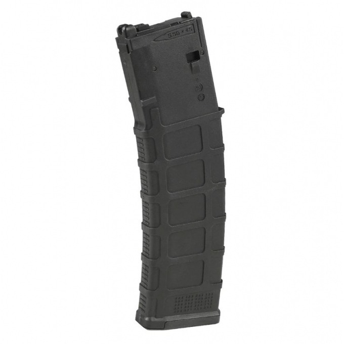 SAA M Style 45 Rds Long Magazine for Marui M4A1 MWS, MTR16, GBB (BK)