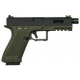 Novritsch SSP18 GBB Gas Pistol - Black / Green