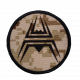 Patch ANAREUS kulatý - 7cm, AOR1
