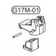 Ústí pro zásobníky GHK Glock 17 s těsněním ( G17M-01 )