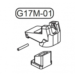 GHK Original Parts - Magazine Lips and Gas Route Packing for Glock 17 ( G17M-01 )