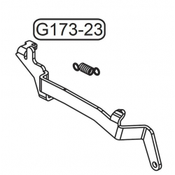 Steel Trigger Connector Set For GHK Glock G17 Gen3 GBB Airsoft ( G173-23 )