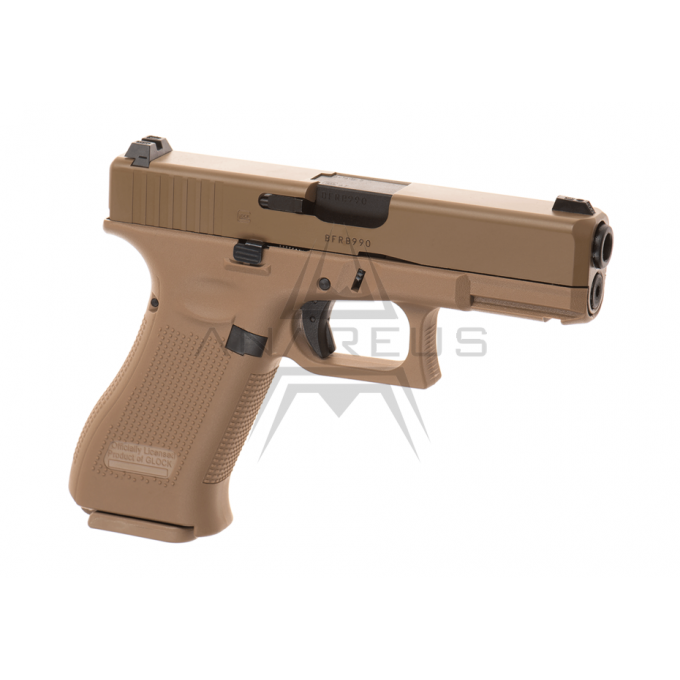 Glock 19X - Metal slide, GBB - TAN (Glock Licensed)