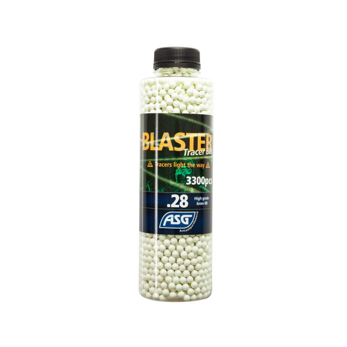 Blaster Tracer, 0.28g, airsoft BB, 3300 pcs. bottle - green