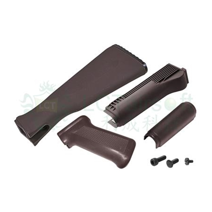 Set pažby, předpažbí a pažbičky pro LTC AK74M - PLUM