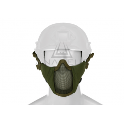 Mk.II Síťovaná ochranná maska na helmu FAST s chráničem tváří, olivová