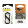 S-BINER® PLASTIC DUAL CARABINER, black - size 2