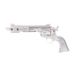 King Arms SAA .45 Devil Revolver-Silver