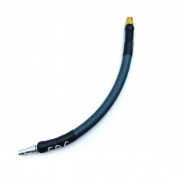 IGL HPA - QD male + 1/8NPT - 20cm hose with holster - grey