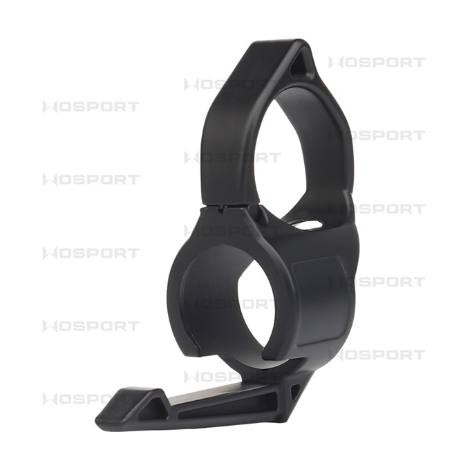 Montážní kroužek do ruky na svítilnu 22mm - černý