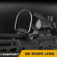 Flip-up QD Scope Lens / Sight Shield Protector - Black