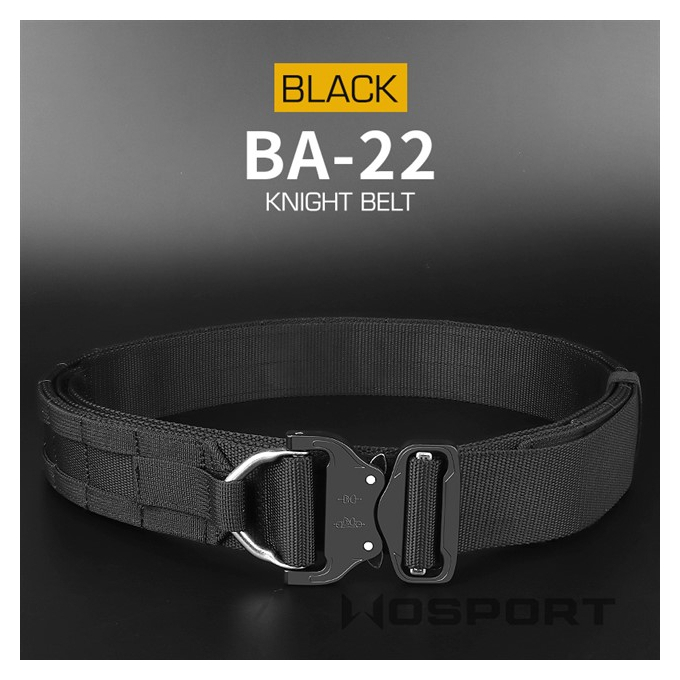 BA22 Služební opasek Knight - černý