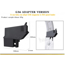 Silence Speedloader G36 Adapter - Black
