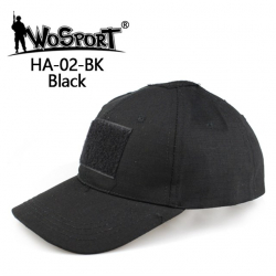 Čepice BASEBALL CAP suchý zip - černá