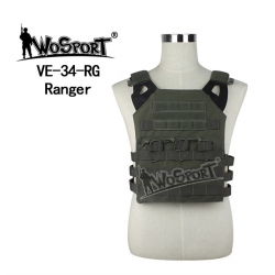 JPC Tactical Vest plate carrier - Black