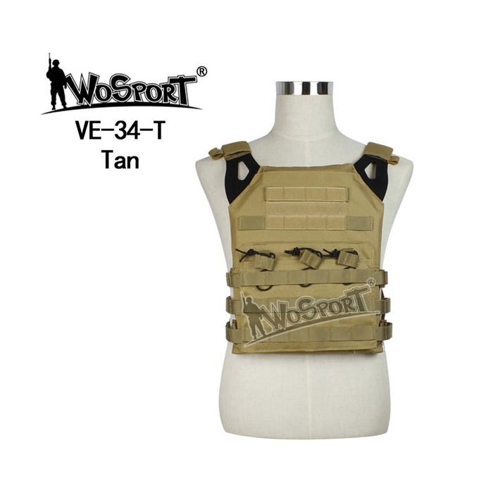 JPC Tactical Vest plate carrier - Black