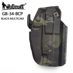 WST univerzálne púzdro GB-34 pre Compact pištole, pre pravákov - Multicam Black